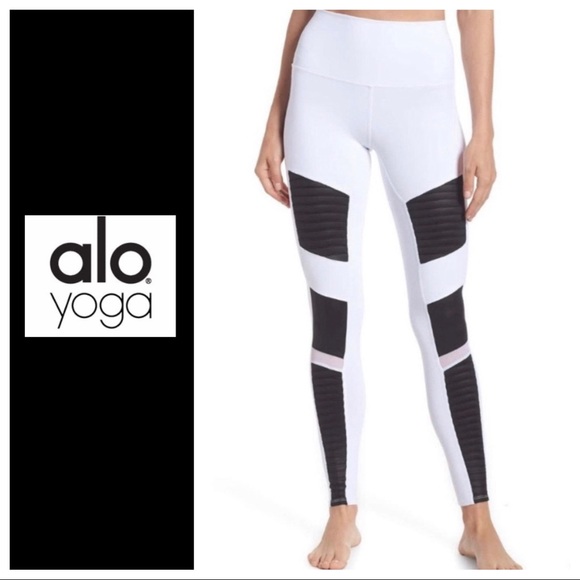 ALO Yoga Moto Leggings - Picture 1 of 9